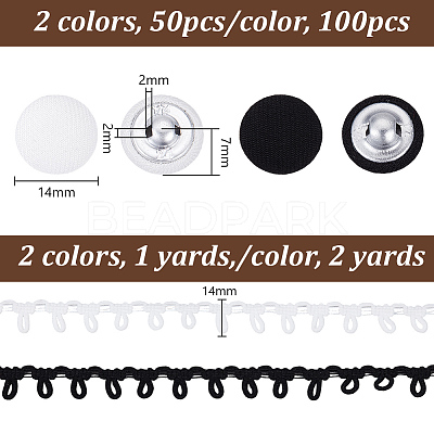 Cloth Shank Buttons DIY-GA0007-84-1