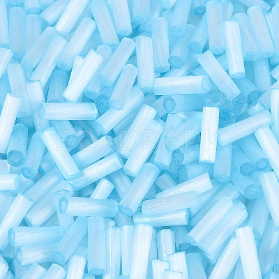 Glass Bugle Beads X-SEED-N007-28H-1