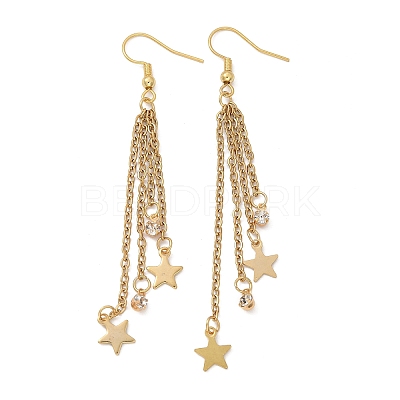 Tassel Dangle Earrings EJEW-JE04024-1