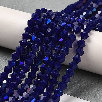 Opaque Solid Color Imitation Jade Glass Beads Strands LS-EGLA-A039-P4mm-L10-1