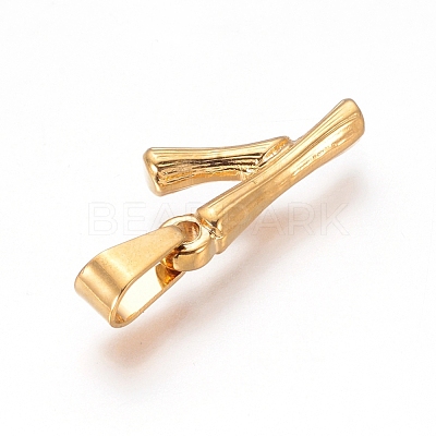 304 Stainless Steel Pendants X-STAS-F235-01G-Y-1