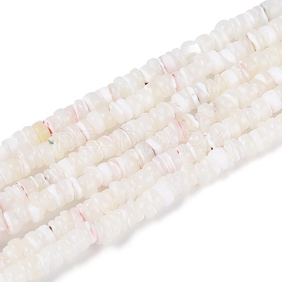 Natural Trochid Shell/Trochus Shell Beads Strands SSHEL-N040-21H-1