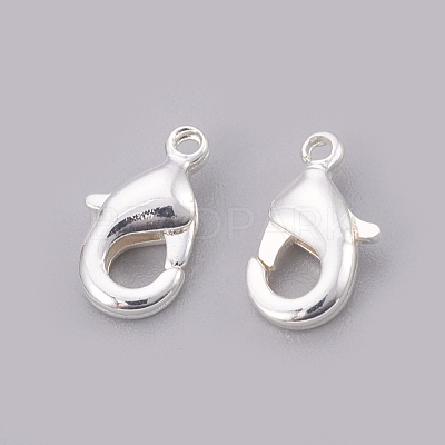 Brass Lobster Claw Clasps X-KK-T014-121S-1