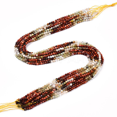 Natural Mixed Gemstone Beads Strands G-D080-A01-02-26-1
