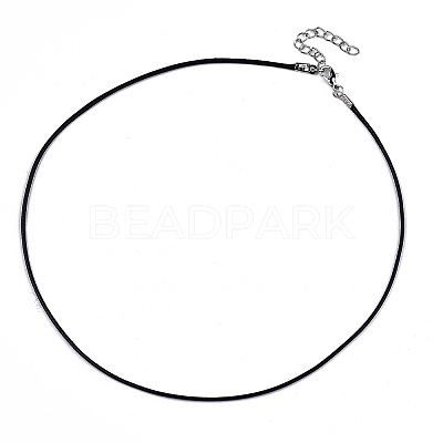 Waxed Cotton Cord Necklace Making LS-X-MAK-S034-001-1