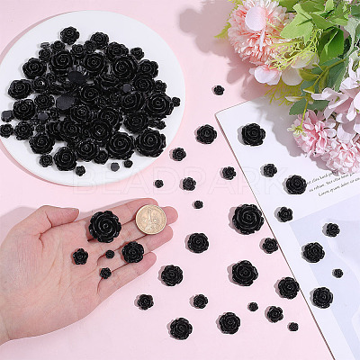 70Pcs 7 Styles Plastic Cabochons KY-DR0001-03B-1