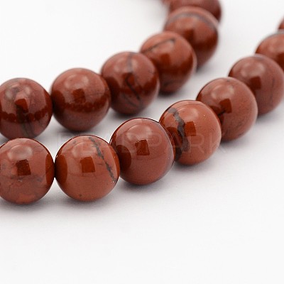 Natural Gemstone Round Bead Strands G-J302-08-10mm-1