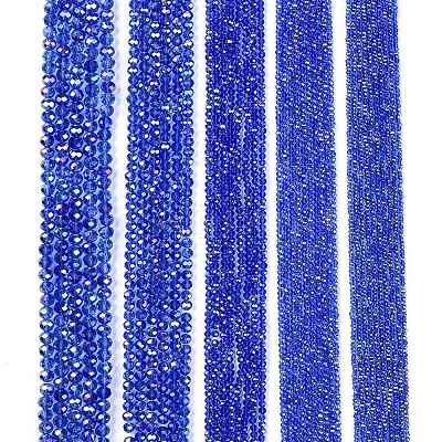 Electroplate Glass Beads Strands LS-EGLA-A044-T1mm-B31-1