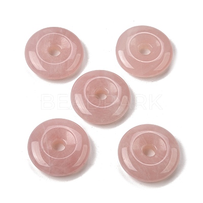 Natural Rose Quartz Pendants G-F820-13A-11-1