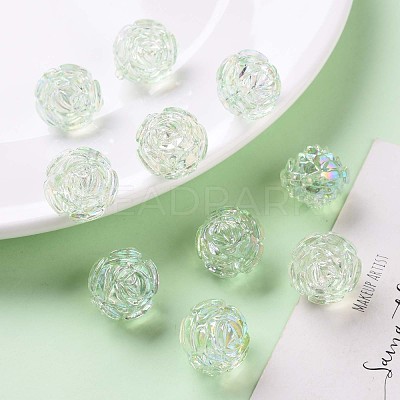 Transparent Acrylic Beads TACR-S154-31C-327-1