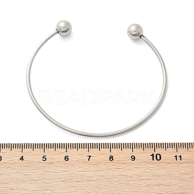 304 Stainless Steel European Style Torque Bangles Making PPJ-G001-04P-A-1