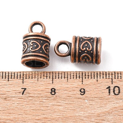 Tibetan Style Alloy Cord Ends LS-TIBE-090-R-NR-1