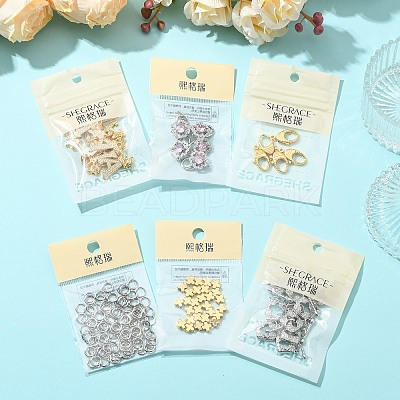 SHEGRACE Brass Closed Jump Rings XGRQ5F266-805G-1