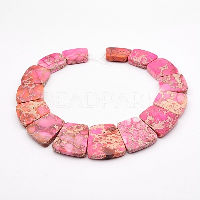 Natural Imperial Jasper Graduated Beads Strands G-P296-A04-1
