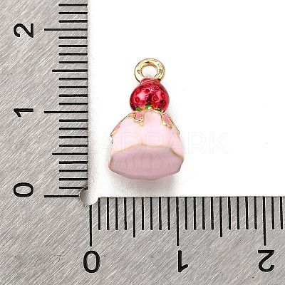 Alloy Enamel Charms ENAM-D303-03G-03-1