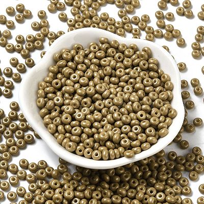 Baking Paint Glass Seed Beads SEED-B001-02A-18-1