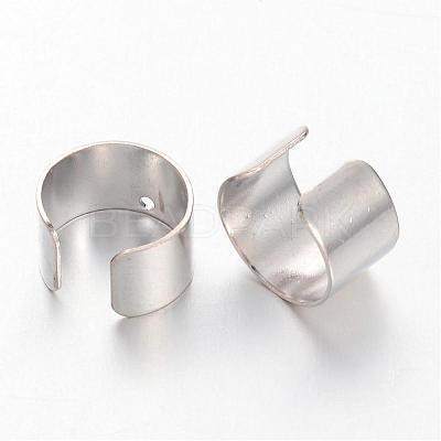 Platinum Color Brass Ear Cuff Findings X-KK-1642-N-1
