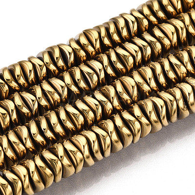 Electroplate Non-magnetic Synthetic Hematite Beads Strands G-N0321-07K-1