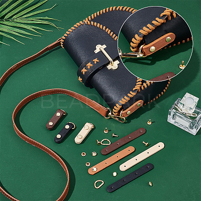 8 Sets 4 Colors PU Leather Chain Bag Strap FIND-PH0006-85-1