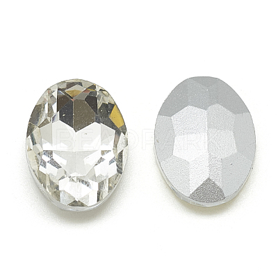 Pointed Back Glass Rhinestone Cabochons RGLA-T080-18x25mm-01-1