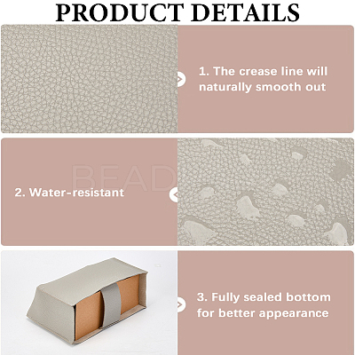 PU Leather Tissue Boxes AJEW-WH20064-35B-1