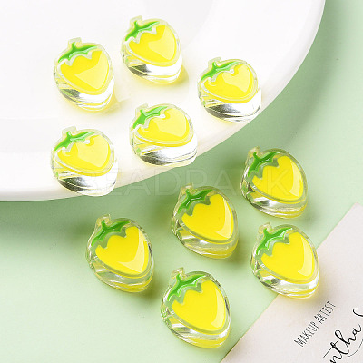 Transparent Enamel Acrylic Beads LS-TACR-S155-003H-1