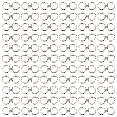 2000Pcs 304 Stainless Steel Open Jump Rings STAS-TA0003-05-1