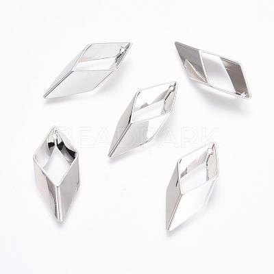 Rack Plating Brass Pendants KK-D530-06P-1