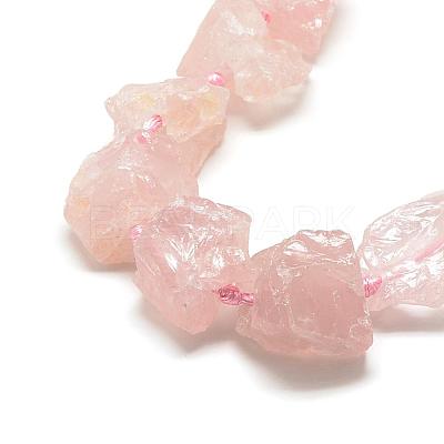 Natural Rose Quartz Beads Strands G-R421-02-1