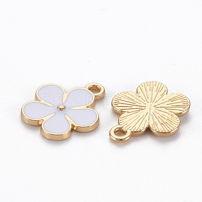 Alloy Enamel Pendants ENAM-N055-033G-NR-1