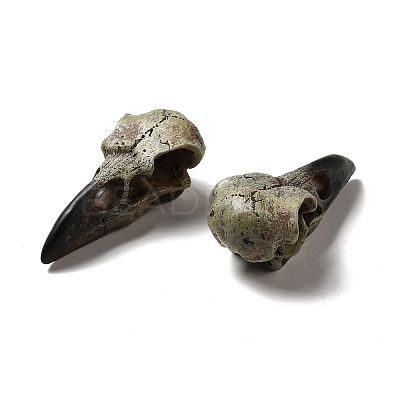 Crow Raven Bird Skull Resin Home Display Decoration RESI-A018-01A-1