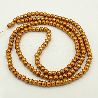 Glass Pearl Beads Strands HY-10D-B68-1