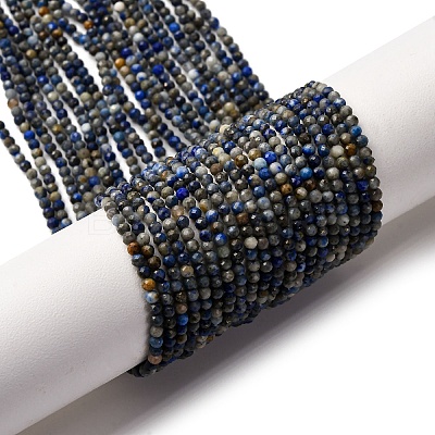 Natural Lapis Lazuli Beads Strands G-L629-B01-2mm-02-1