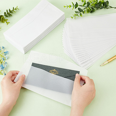 Blank Parchment Paper Envelopes AJEW-WH0038-98A-1