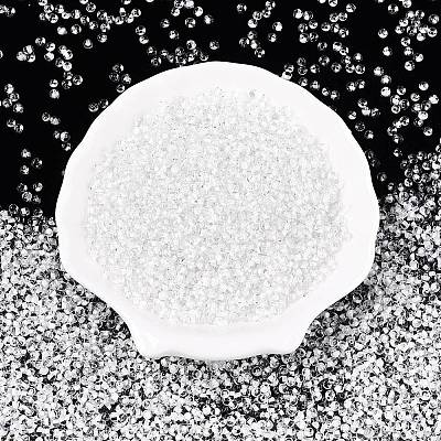 8/0 Inside Colours Transparent Glass Seed Beads SEED-T007-06B-1