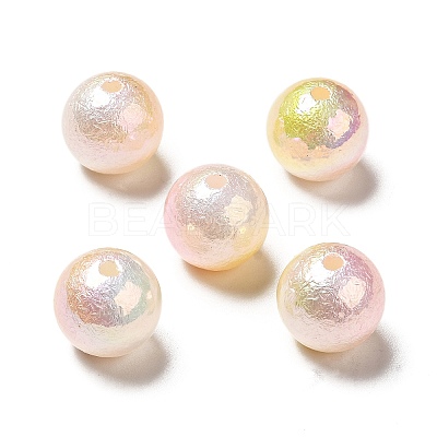 UV Plating Iridescent ABS Plastic Beads SACR-A001-05A-1