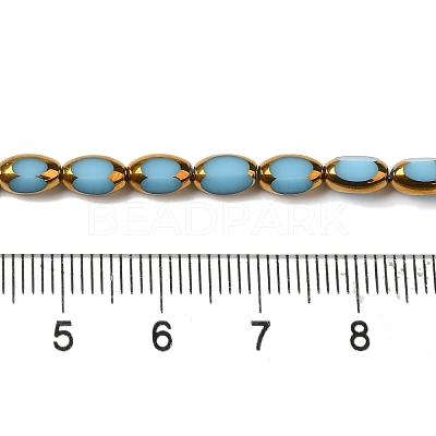 Electroplate Glass Beads Strands EGLA-P061-02A-10-1