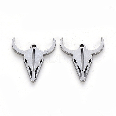 Tarnish Resistant 304 Stainless Steel Charms STAS-N092-52-1