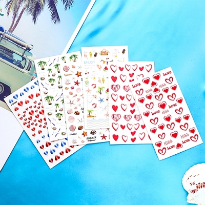 Valentine's Day 5D Love Nail Art Sticker Decals MRMJ-R109-Z-DM2-1