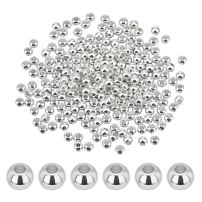 300Pcs Rack Plating Brass Spacer Beads KK-PH0012-43B-S-1
