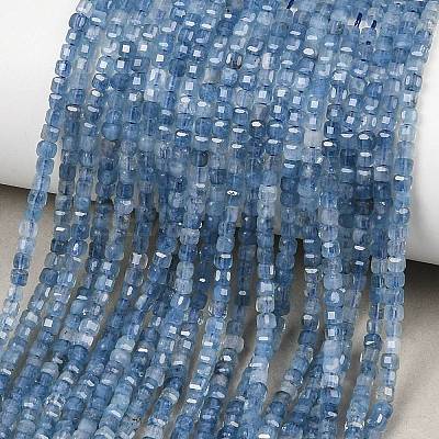 Natural Devil Blue Aquamarine Beads Strands G-B175-C02-2x2mm-1