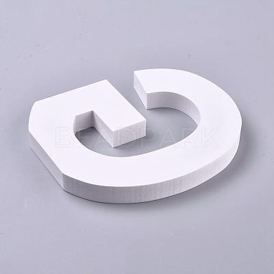 Wooden Letter Ornaments WOOD-WH0102-07-1