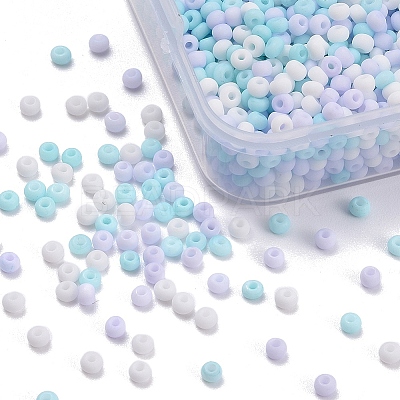 3 Colors 8/0 Opaque Glass Seed Beads SEED-YW0001-42B-1
