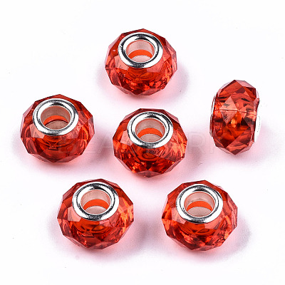 Transparent Resin European Beads RPDL-T003-003-B11-1