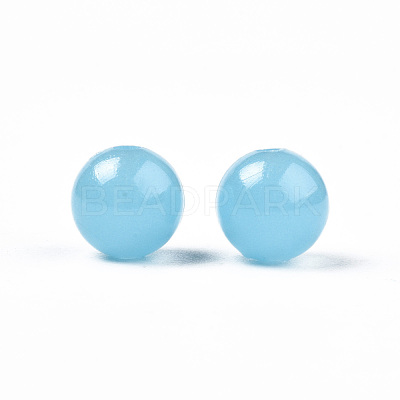 Luminous Acrylic Beads MACR-N008-25B-6MM-1