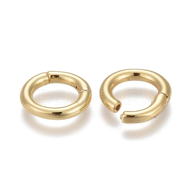 Brass Twister Clasps KK-F821-01B-G-1