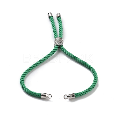 Twisted Nylon Cord Silder Bracelets DIY-B066-03P-16-1