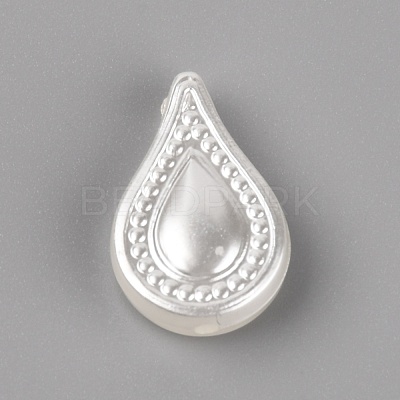Opaque Acrylic Beads OACR-WH0026-02A-1