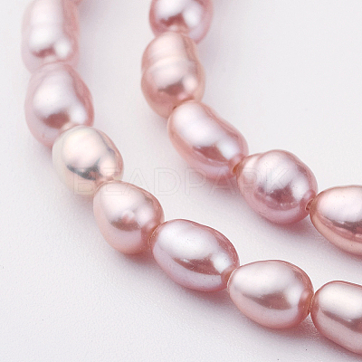 Natural Cultured Freshwater Pearl Beads Strands PEAR-G007-01-01-1