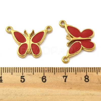 304 Stainless Steel Enamel Pendants STAS-D369-02G-1